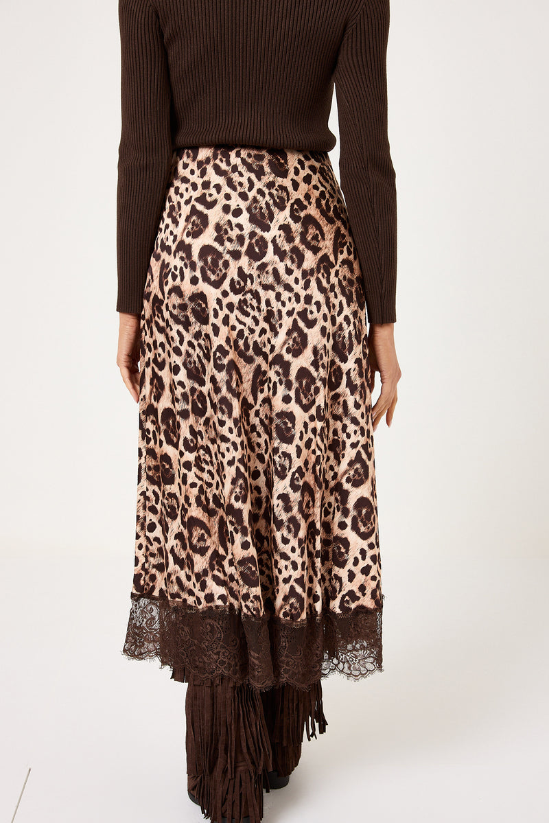 Gonna lunga stampa animalier FEDERICA BI