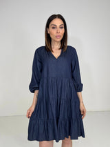 Abito blu denim FEDERICA BI