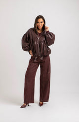 Giacca bordeaux FEDERICA BI