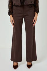 Pantalone moro in ecosuede FEDERICA BI