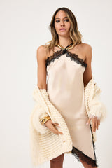 Abito slipdress in raso FEDERICA BI ( vari colori )