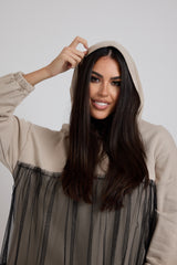 Abito in felpa e tulle FEDERICA BI (due colori)