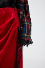 Gonna in velluto e pizzo FEDERICA BI ( più colori )