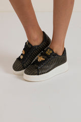 Sneackers nera gioiello FEDERICA BI