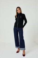 Cardigan zip FEDERICA BI ( vari colori )