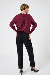 Pantalone nero FEDERICA BI