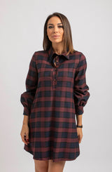 Abito tartan FEDERICA BI