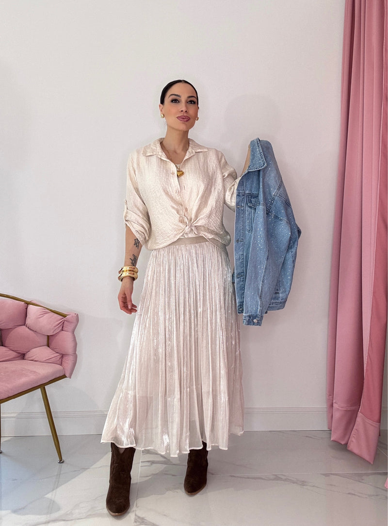 Gonna in chiffon FEDERICA BI