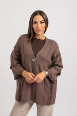 Cardigan frange FEDERICA BI