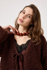 Cardigan glacé ricciolino FEDERICA BI