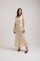 Camicia in pizzo crema FEDERICA BI