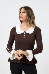 Maglia colletto FEDERICA BI ( più colori )