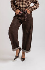 Denim jeans cioccolato FEDERICA BI