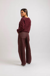Denim jeans bordeaux FEDERICA BI