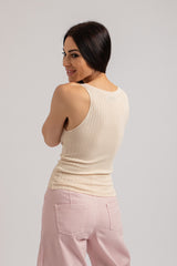 Top canotta in maglina FEDERICA BI