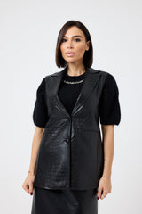 Gilet in similpelle FEDERICA BI