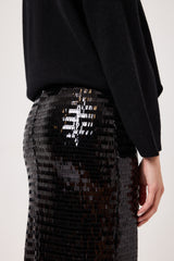 Gonna lunga in paillettes FEDERICA BI ( due colori )