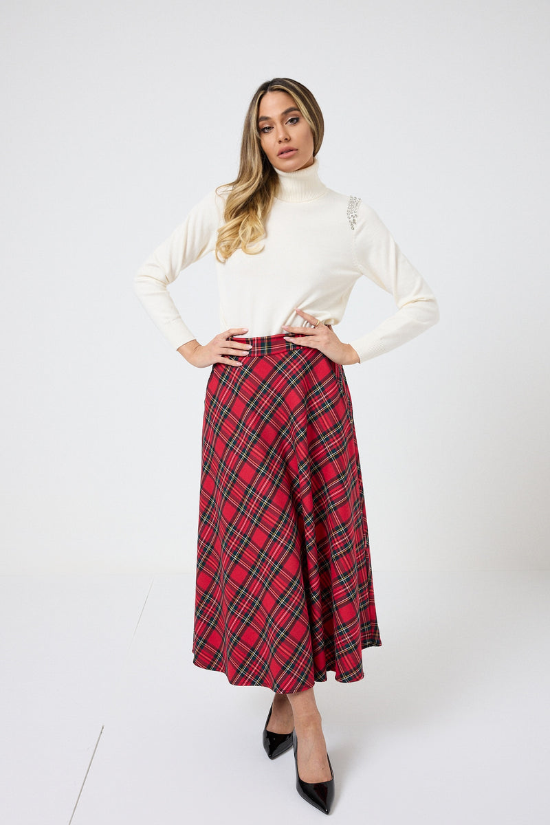 Gonna lunga tartan FEDERICA BI