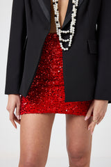 Blazer nero smoking FEDERICA BI