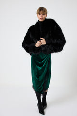 Gonna in velluto e pizzo FEDERICA BI ( più colori )