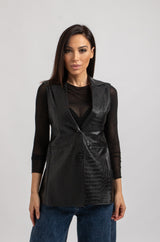 Gilet nero FEDERICA BI