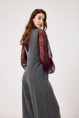 Tuta intera grigio mélange FEDERICA BI