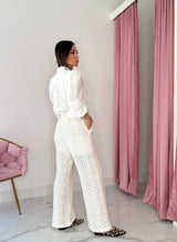 Pantalone in pizzo FEDERICA BI