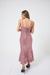 Abito in paillettes rosa FEDERICA BI