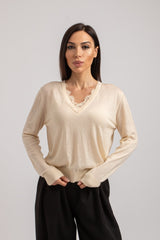 Maglia tricot lana e seta FEDERICA BI