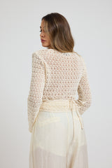 Cardigan crochet FEDERICA BI