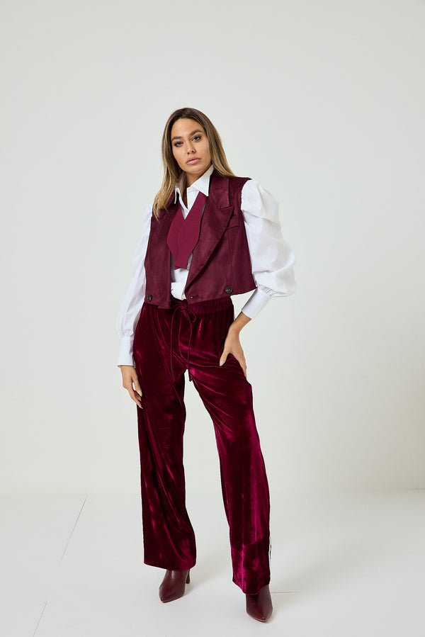 Pantalone in velluto FEDERICA BI
