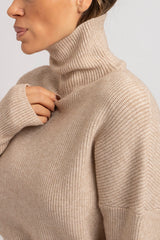 Maglia beige AURORA BY FEDERICA BI