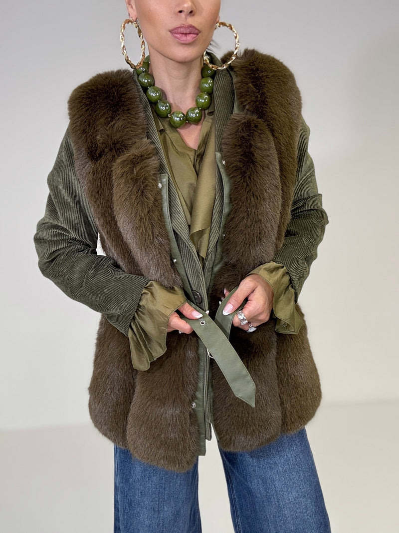 Gilet in ecopelliccia FEDERICA BI