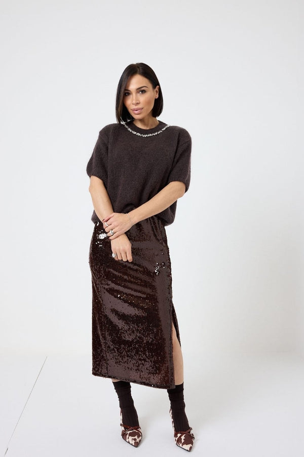 Gonna in paillettes FEDERICA BI ( più colori )