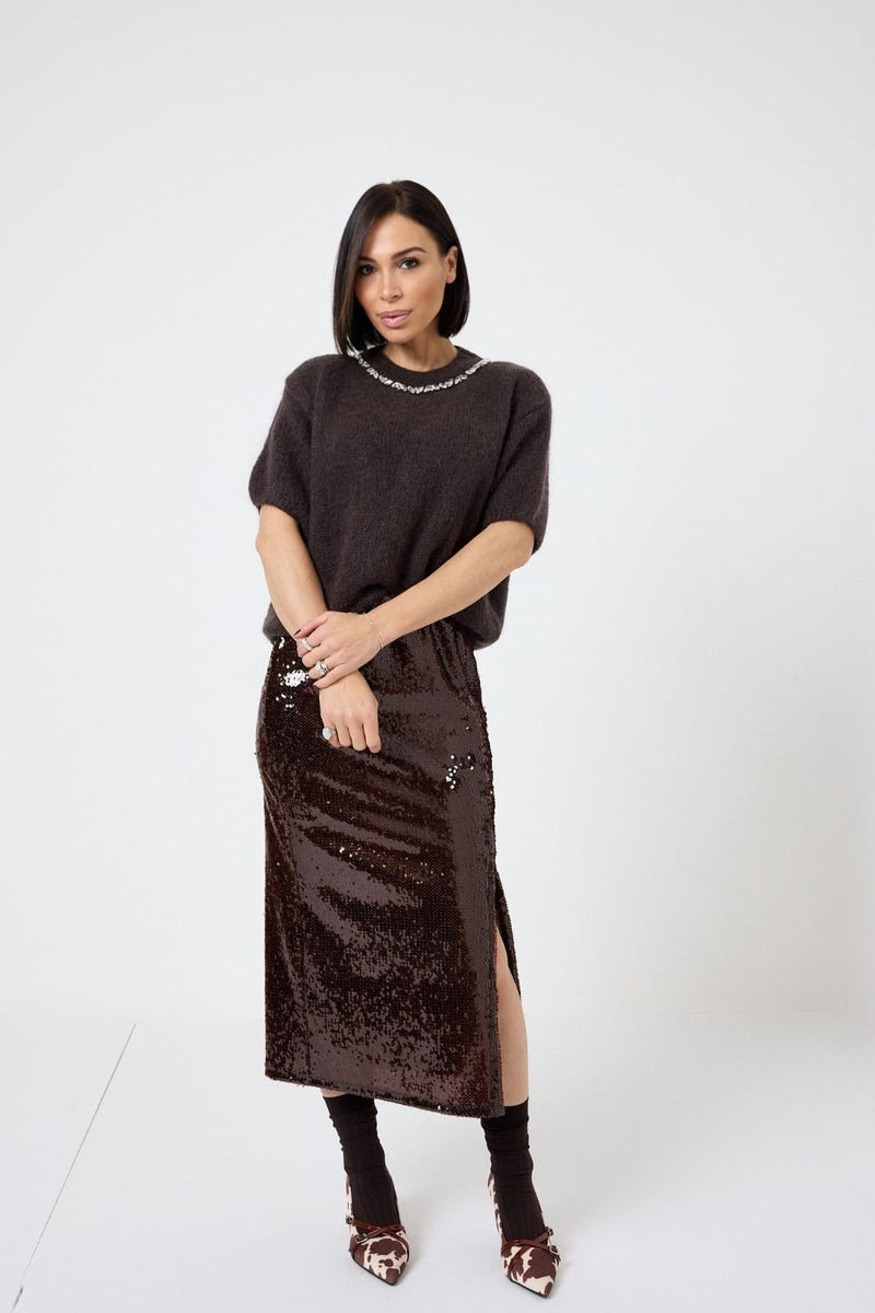 Gonna in paillettes FEDERICA BI ( più colori )