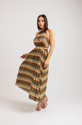Abito lurex LAVINIA azzurro BY FEDERICA BI
