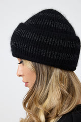 Cuffia nera lurex FEDERICA BI