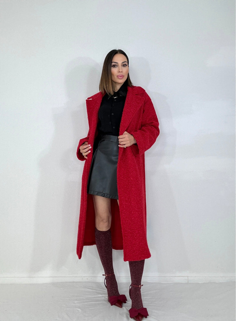 Cappotto rosso FEDERICA BI