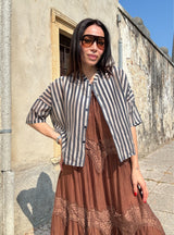 Camicia riga (due colori)  FEDERICA BI