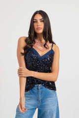 Top in paillettes FEDERICA BI