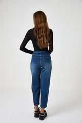 Denim blu elasticizzato charms FEDERICA BI