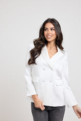 Blazer bianco FEDERICA BI