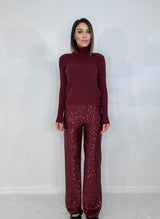 Pantalone in paillettes FEDERICA BI