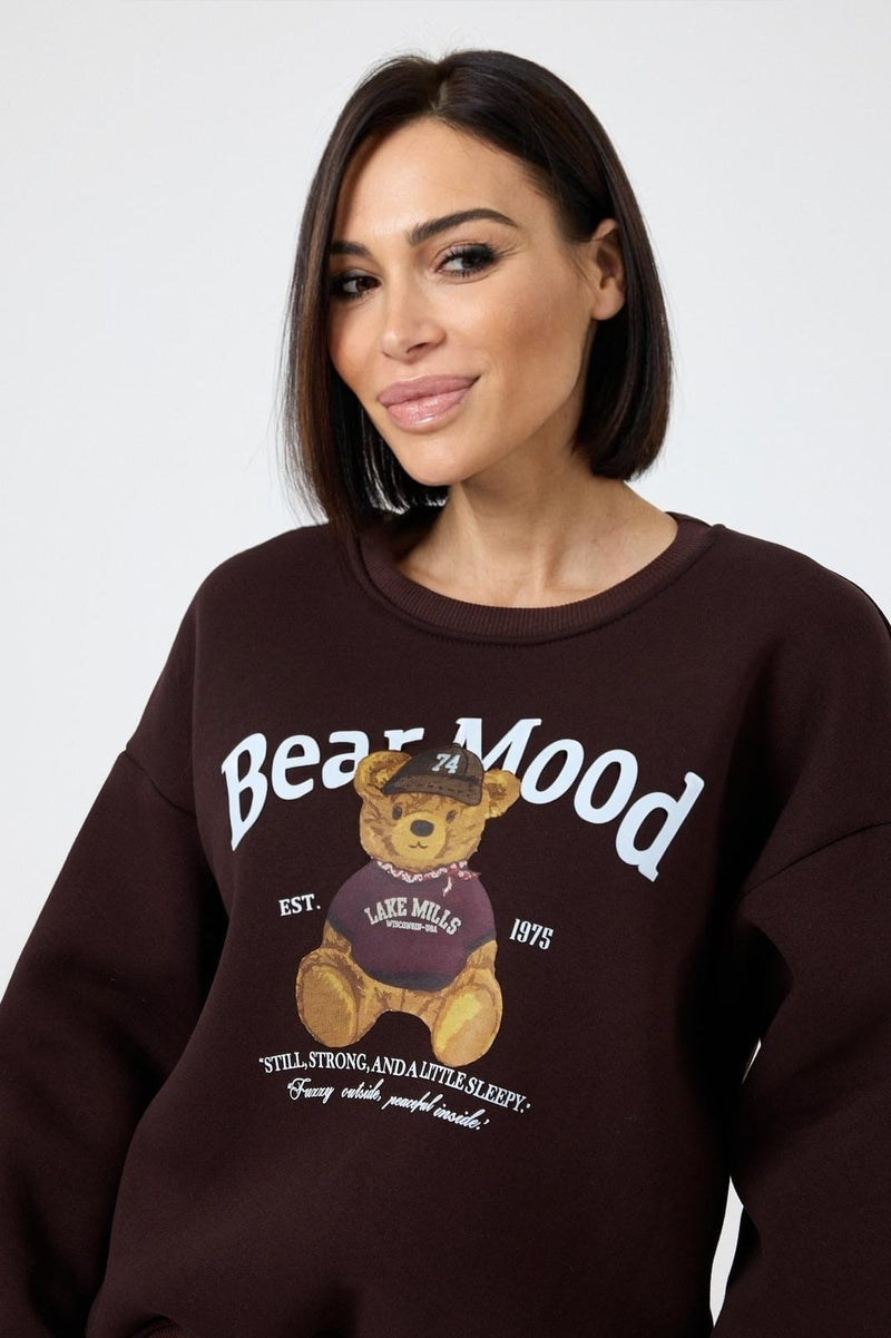 Tuta felpata FEDERICA BI ( due colori )