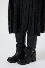 Anfibio nero borchiette FEDERICA BI