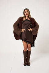 Abito slipdress in raso FEDERICA BI ( vari colori )