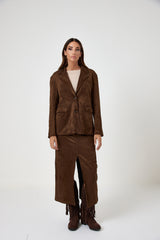 Gonna lunga in eco suede FEDERICA BI