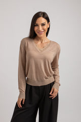 Maglia tricot lana e seta FEDERICA BI