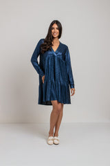 Abito LAVINIA blu BY FEDERICA BI