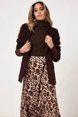 Gonna lunga stampa animalier FEDERICA BI